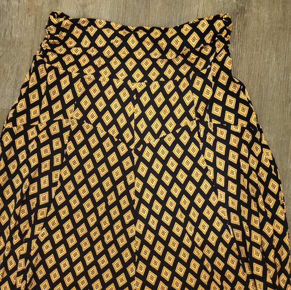 Anthropologie Maeve Diamond Print Maxi Skirt Size Medium - Picture 5 of 10